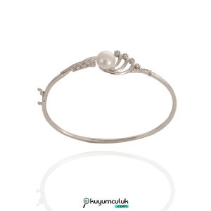 14 Ayar Altın İncili Kelepçe