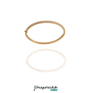 14 Ayar Taşlı Kelepçe