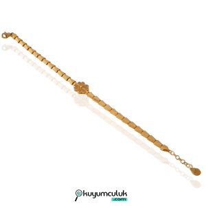 Yonca Figürlü Altın Bileklik