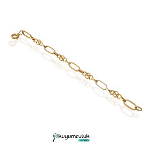 14 Ayar Altın Tasarım Bileklik