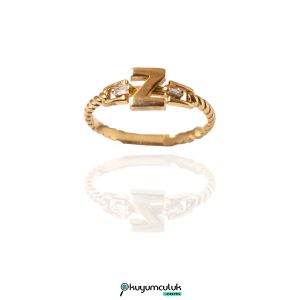 Özel Tasarım Z Harf Yüzük