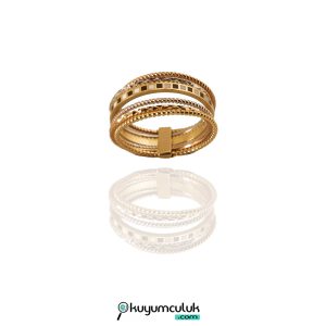 Mineli Yedigün Altın Yüzük