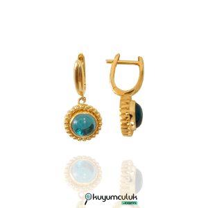 Blue Topaz Küpe